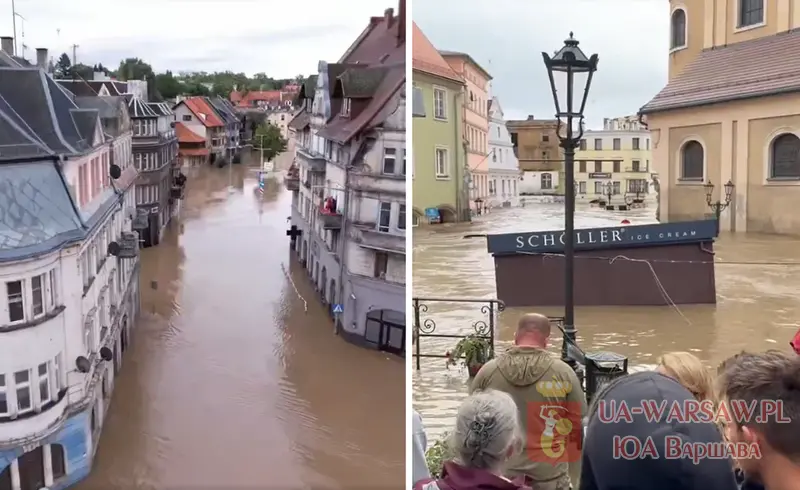 Клодзько наслідки рясних дощів