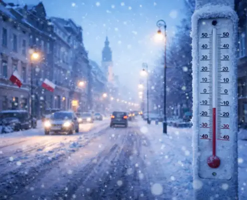 Ostrzeżenie przed silnym mrozem