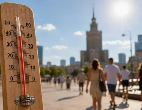 Rekord temperatury w Polsce