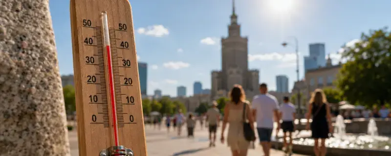 Rekord temperatury w Polsce